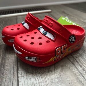 Lightning McQueen Light Up Crocs Size 8c
